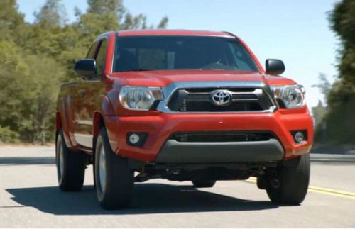 Leaked image of 2012 Tacoma with new front end Leaked image of 2012 Tacoma with new front end
