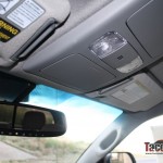 Rearview mirror with compass, temperature gauge, and back-up camera