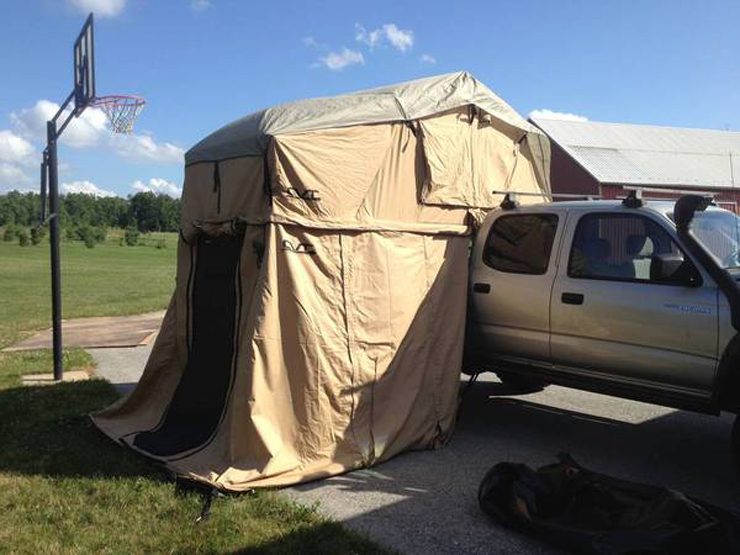 toyota tacoma tent and awning #5