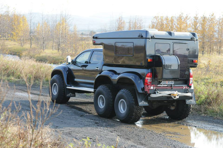 Arctic Trucks Hilux AT44 6X6 Expedition Vehicle Rear