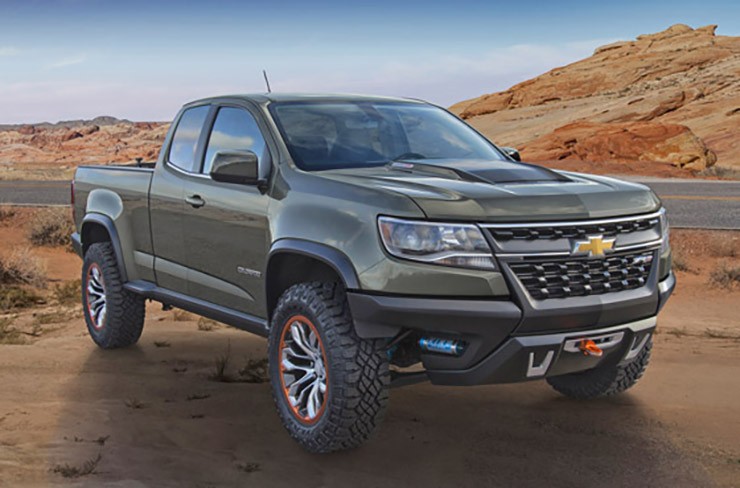 Chevrolet Colorado ZR2 Concept, featuring the 2.8L Duramax Turbo Diesel. Taking off-roading to the next level.