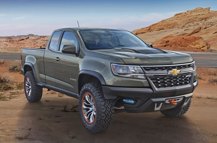 Chevrolet Colorado ZR2 Concept, featuring the 2.8L Duramax Turbo Diesel.  Taking off-roading to the next level.