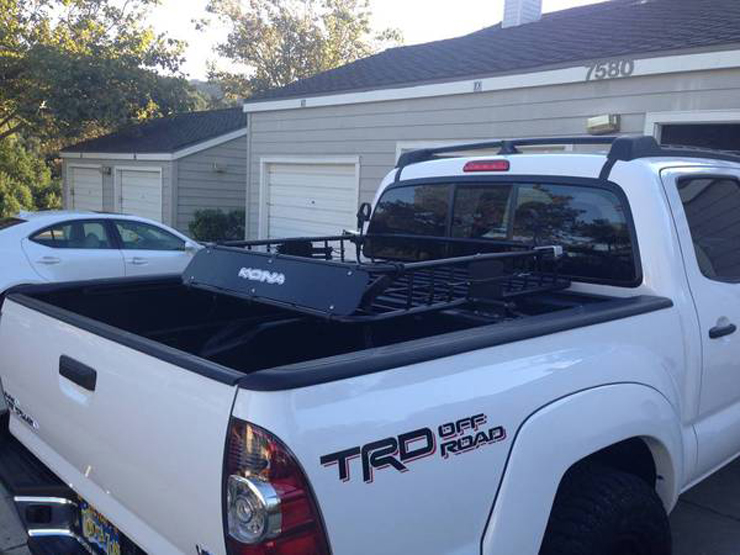 Superwhite 2014 4x4 DCSB TRD Offroad  - Bed Rack