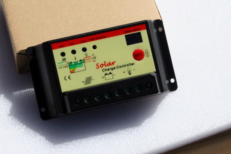 Included solar charge controller