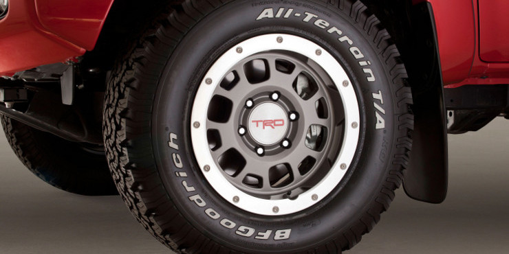 Original Toyota Tacoma Tire Sizes 1995 2013