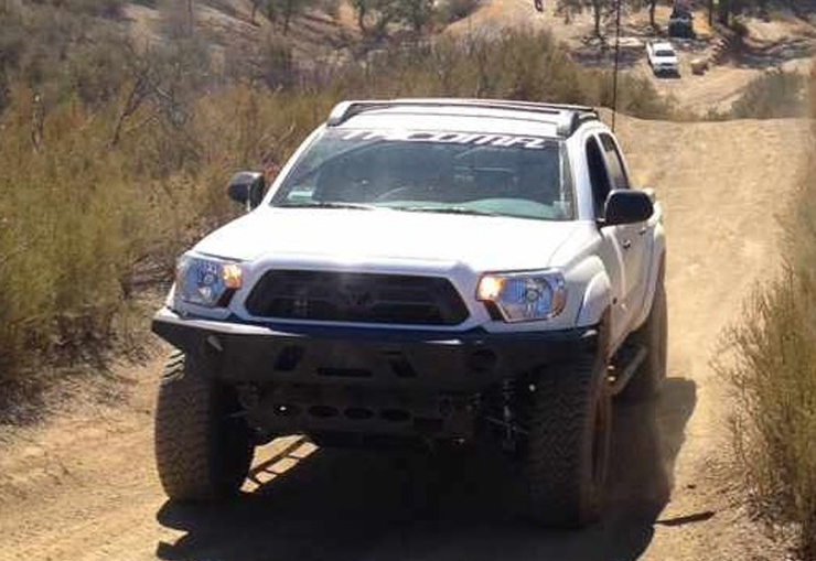 Superwhite 2014 4x4 DCSB TRD Offroad  - Featured Truck